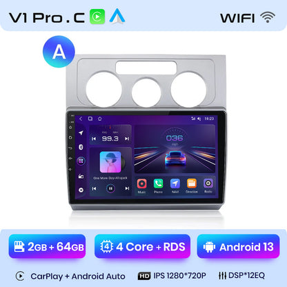 Junsun AI Stimme 2 din Android Auto Radio Für Volkswagen Touran 1 2003 - 2010 Carplay 4G Auto Multimedia GPS 2din autoradio