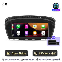 Load image into Gallery viewer, Junsun 8.8 Inch Wireless CarPlay Andorid Auto Car Radio For BMW 5 Series E60 E61 E62 2004-2010 4G WiFi BT Audio Head Unit
