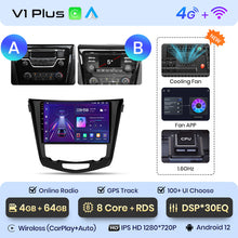 Load image into Gallery viewer, Junsun Wireless CarPlay Radio Multimedia For Nissan Qashqai J11 X-Trail T32 2013-2017 Android Auto GPS autoradio Car Intelligent
