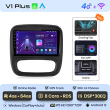 Load image into Gallery viewer, Junsun AI Voice 2 din Android Auto Radio For Renault Trafic 3 2014-2021 For Opel Vivaro B 2014-2018 Carplay 4G Car Multimedia GPS 2din autoradio
