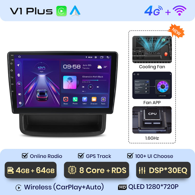 Junsun AI Stimme 2 din Android Auto Radio Für Renault Trafic Nissan Primastar Opel Vivaro 2010 - 2014 Carplay 4G Auto Multimedia GPS 2din autoradio