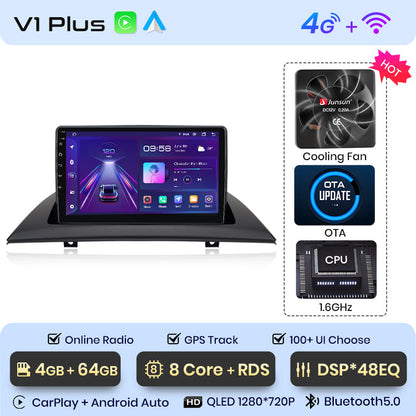 Junsun AI Stimme 2 din Android Auto Radio Für BMW X3 E83 2003 - 2011 Carplay 4G Auto Multimedia GPS 2din autoradio
