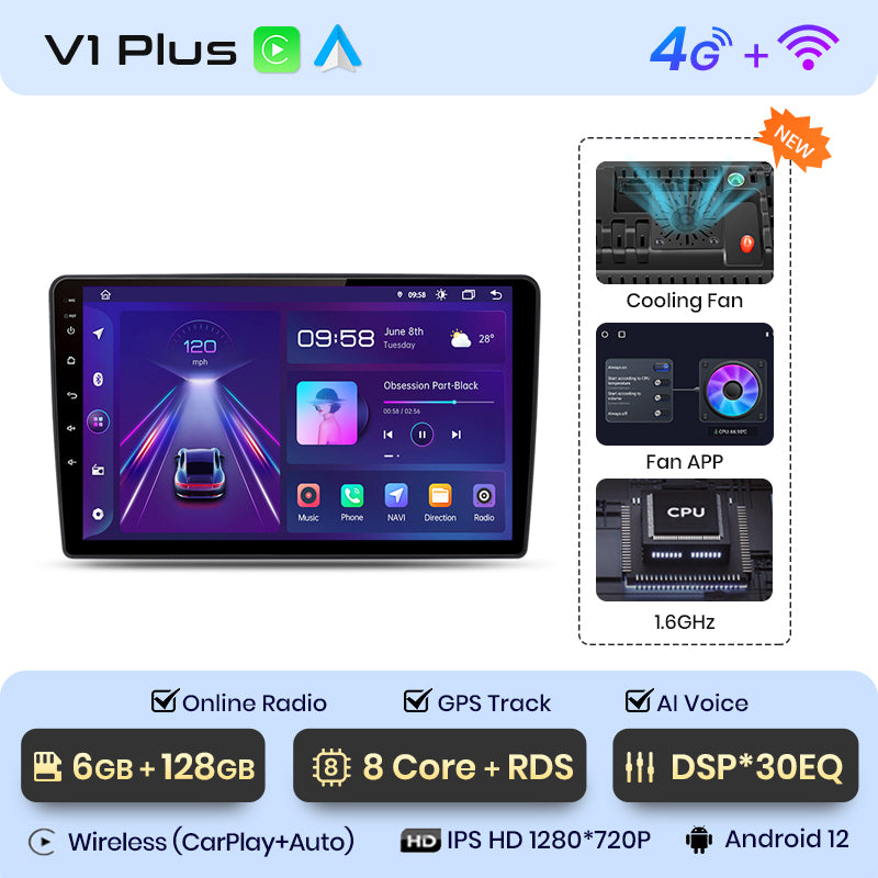 Junsun AI Voice 2 din Android Auto Radio For Renault Duster 2015-2020 Carplay 4G Car Multimedia GPS 2din autoradio