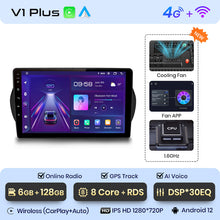 Load image into Gallery viewer, Junsun AI Voice 2 din Android Auto Radio For Fiat Fioririno Qubo For Citroen Nemo For Peugeot Bipper 2008-2017 Carplay 4G Car Multimedia GPS 2din autoradio
