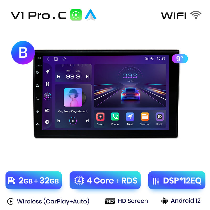 Junsun 7" 9"10.1" Universal CarPlay Android Auto Radio For VW Volkswagen Fiat Renault Nissan Hyundai 4G Car Multimedia autoradio