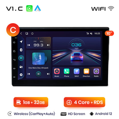 Junsun 7" 9"10.1" Universal CarPlay Android Auto Radio For VW Volkswagen Fiat Renault Nissan Hyundai 4G Car Multimedia autoradio