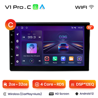 Junsun 7" 9"10.1" Universal CarPlay Android Auto Radio For VW Volkswagen Fiat Renault Nissan Hyundai 4G Car Multimedia autoradio