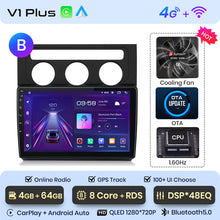 Load image into Gallery viewer, Junsun AI Voice 2 din Android Auto Radio For Volkswagen Touran 1 2003 - 2010  Carplay 4G Car Multimedia GPS 2din autoradio
