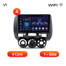 Cargar imagen en el visor de la galería, Junsun AI voice 4G LTE wireless CarPlay Android Auto Radio For Honda Fit Jazz City 2002 2003 2004-2007 Car Intelligent Systems Multimedia player Stereo RDS BT 2 din autoradio GPS Navi screen
