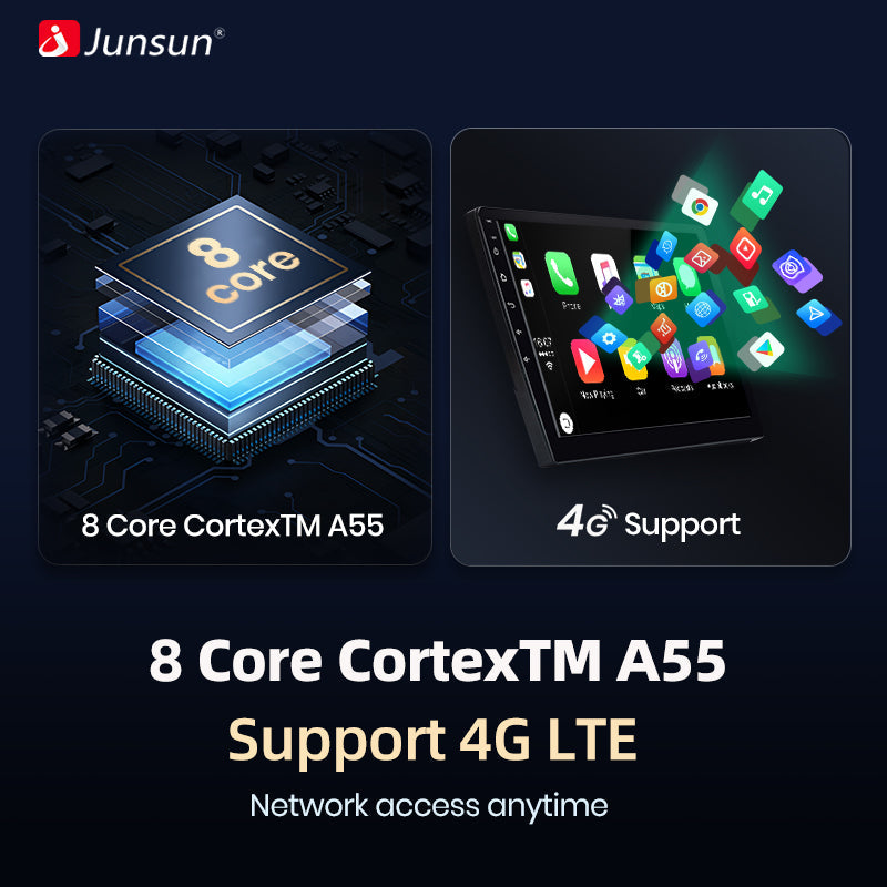 Junsun AI Voice 2 din Android Autoradio Für Benz C-Klasse W203 2005-2009 Carplay 4G Auto Multimedia GPS 2din Autoradio