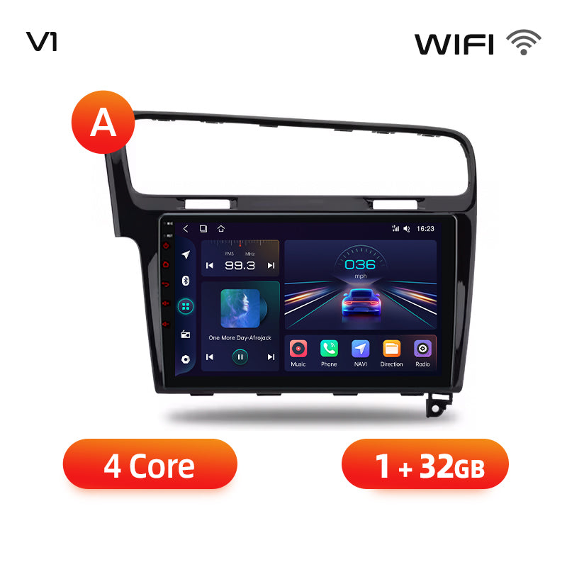 Junsun AI voice 4G LTE wireless CarPlay Android Auto Radio For VW Golf 7 2013-2017 Car Intelligent Systems Multimedia player Stereo RDS BT 2 din autoradio GPS Navi screen