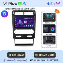 Cargar imagen en el visor de la galería, Radio Junsun con Android y voz AI para Ford Mondeo 3 (2000-2007), inalámbrica, Carplay, multimedia, GPS, 2DIN 
