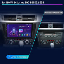 Load image into Gallery viewer, Junsun AI voice 4G LTE wireless CarPlay Android Auto Radio For BMW 3-Series E90 E91 E92 E93 Car Intelligent Systems Multimedia player Stereo RDS BT 2 din autoradio GPS Navi screen
