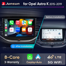 Junsun Wireless CarPlay Car Radio For For Opel Astra K 2015 - 2019 Android Multimedia