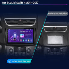 Load image into Gallery viewer, Junsun AI voice 4G LTE wireless CarPlay Android Auto Radio For Suzuki Swift 4 2011-2017 Car Intelligent Systems Multimedia player Stereo RDS BT 2 din autoradio GPS Navi screen
