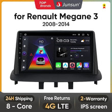 Junsun AI voice 4G LTE wireless CarPlay Android Auto Radio For enault Megane 3 Fluence Samsung SM3 2008-2014 Car Intelligent Systems Multimedia player Stereo RDS BT 2 din autoradio GPS Navi screen