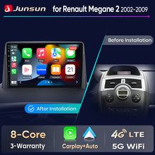 Junsun Wireless CarPlay Car Radio For Renault Megane 2 2002 2003 2004-2009 Android Multimedia