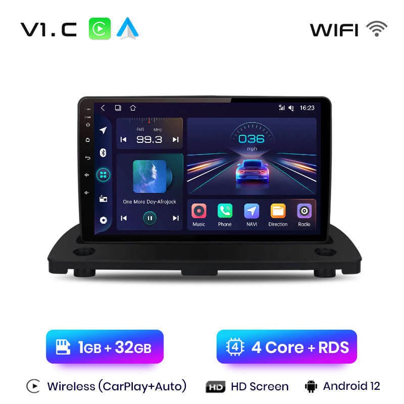 Radio Junsun AI Voice 2 DIN Android para Volvo XC90 2004-2014 con Carplay 4G, GPS, multimedia, 2 DIN