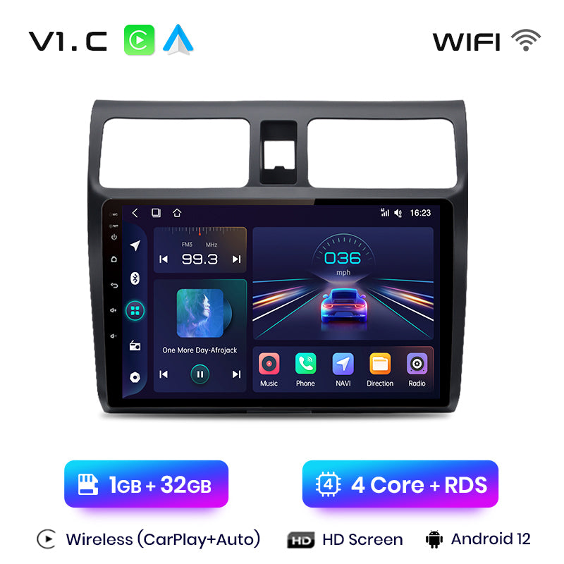 Junsun AI Voice 2 din Android Auto Radio For Suzuki Swift 2003 2004 2005 2006 2007 2008 - 2010Carplay 4G Car Multimedia GPS 2din autoradio