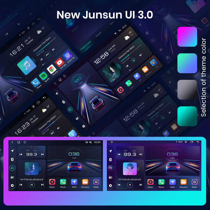 Junsun AI Stimme 2 din Android Auto Radio Für Audi A3 8P 2003 - 2013 Carplay 4G Auto multimedia GPS 2din autoradio