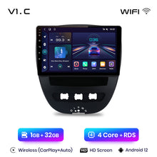 Load image into Gallery viewer, Junsun AI Voice 2 din Android Auto Radio For Peugeot 107 Toyota Aygo Citroen C1 2005 - 2014Carplay 4G Car Multimedia GPS 2din autoradio
