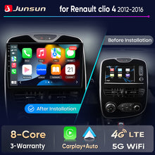 Junsun Wireless CarPlay Car Radio For Renault Clio 4 2012 2013 2014-2016 Android Multimedia