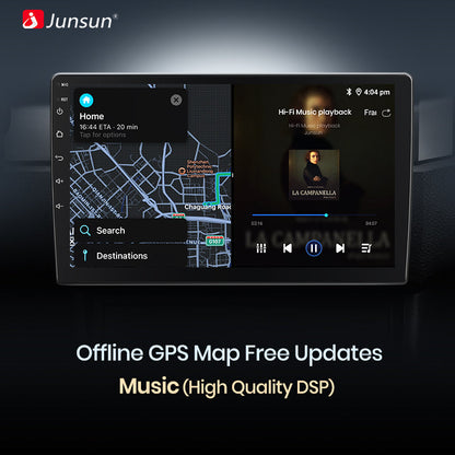 Junsun AI Stimme 2 din Android Auto Radio Für Audi A3 8P 2003 - 2013 Carplay 4G Auto multimedia GPS 2din autoradio
