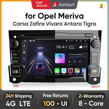 Load image into Gallery viewer, JUNSUN Car Radio For Opel Astra Antara Vectra Corsa Zafira Vivaro  Multimedia Wireless  Carplay  Android Auto Stereo Autoradio

