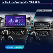 Load image into Gallery viewer, Junsun AI voice 4G LTE wireless CarPlay Android Auto Radio For Volkswagen Multivan T5 2008-2015 Car Intelligent Systems Multimedia player Stereo RDS BT 2 din autoradio GPS Navi screen
