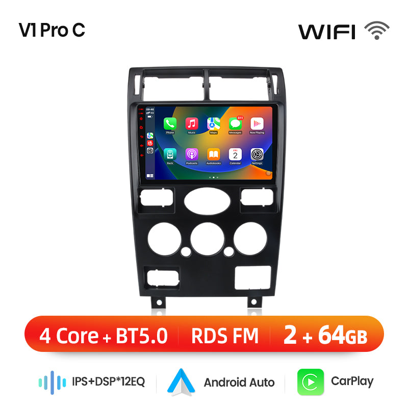 Junsun AI voice 4G LTE wireless CarPlay Android Auto Radio For Ford Mondeo 3 2000 -2007 Car Intelligent Systems Multimedia player Stereo RDS BT 2 din autoradio GPS Navi screen