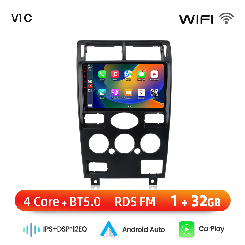 Junsun AI Voice Android Autoradio für Ford Mondeo 3 2000–2007, kabelloses Carplay, Auto-Multimedia, GPS, 2-Din-Autoradio 