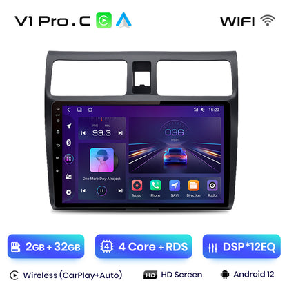 Junsun AI Stimme 2 din Android Auto Radio Für Suzuki Swift 2003 2004 2005 2006 2007 2008 - 2010Carplay 4G auto Multimedia GPS 2din autoradio