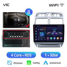 Cargar imagen en el visor de la galería, Junsun AI voice 4G LTE wireless CarPlay Android Auto Radio For Peugeot 307 307CC 307SW 2002 - 2013 Car Intelligent Systems Multimedia player Stereo RDS BT 2 din autoradio GPS Navi screen
