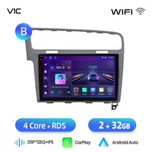 Load image into Gallery viewer, Junsun AI voice 4G LTE wireless CarPlay Android Auto Radio For VW Golf 7 2013-2017 Car Intelligent Systems Multimedia player Stereo RDS BT 2 din autoradio GPS Navi screen

