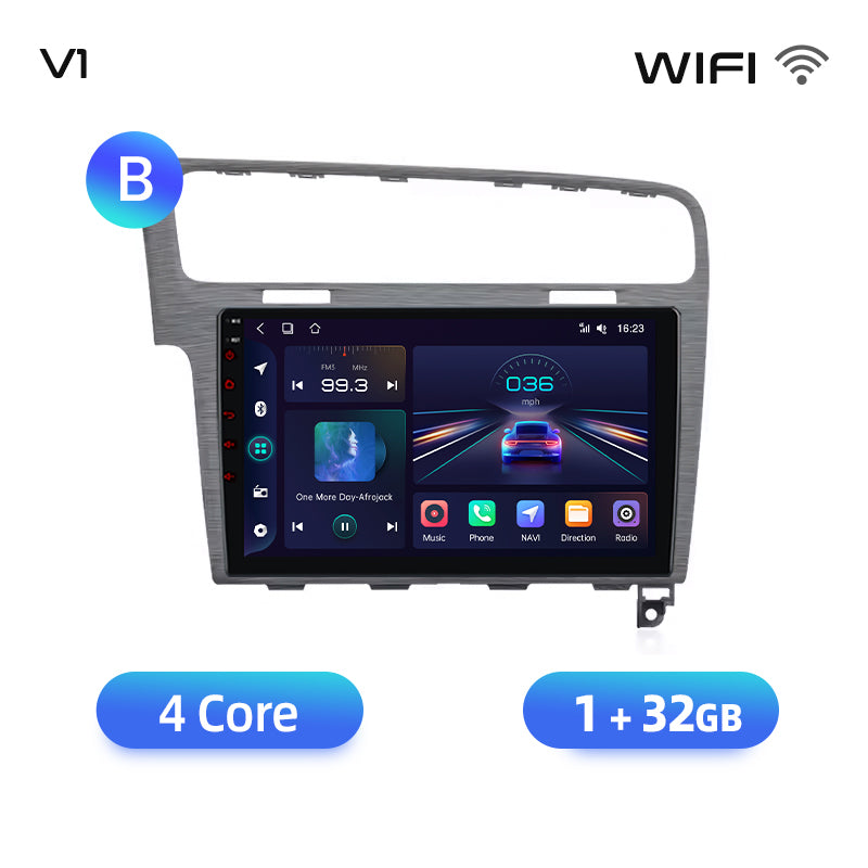 Junsun AI voice 4G LTE wireless CarPlay Android Auto Radio For VW Golf 7 2013-2017 Car Intelligent Systems Multimedia player Stereo RDS BT 2 din autoradio GPS Navi screen