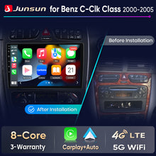 Junsun Wireless CarPlay Car Radio For Benz C Class CLK Class W203 W209 2000-2005 Android Multimedia