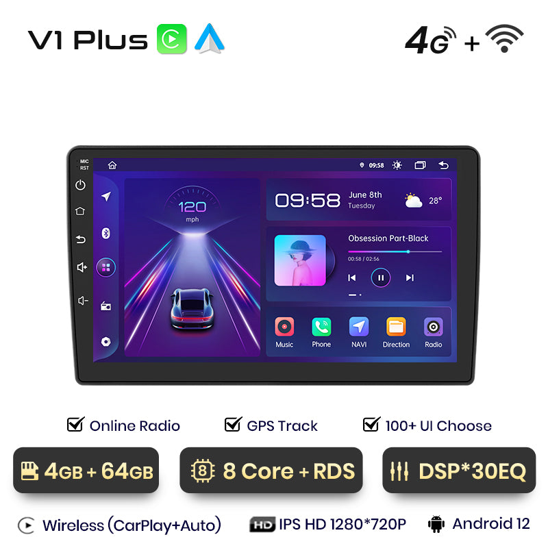 Junsun AI Voice 2 din Android Autoradio Für Peugeot 407 cc SW 407CC 2004 2005 2005 2006 2007 2008 2009 2010 2011 Carplay 4G Auto Multimedia GPS 2din autoradio