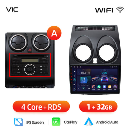 Junsun AI voice 4G LTE wireless CarPlay Android Auto Radio For Nissan Qashqai J10 2006 2007 2008-2013 Car Intelligent Systems Multimedia player Stereo RDS BT 2 din autoradio GPS Navi screen