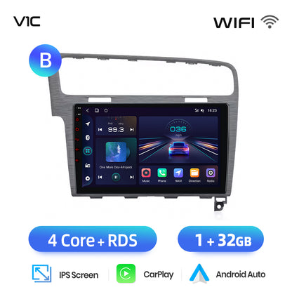Junsun AI voice 4G LTE wireless CarPlay Android Auto Radio For VW Golf 7 2013-2017 Car Intelligent Systems Multimedia player Stereo RDS BT 2 din autoradio GPS Navi screen