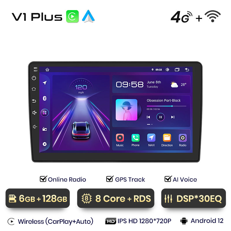 Junsun AI Voice 2 din Android Autoradio Für Peugeot 407 cc SW 407CC 2004 2005 2005 2006 2007 2008 2009 2010 2011 Carplay 4G Auto Multimedia GPS 2din autoradio