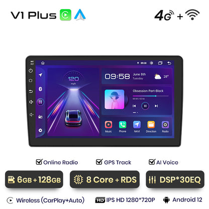 Junsun AI Voice 2 din Android Autoradio Für Peugeot 407 cc SW 407CC 2004 2005 2005 2006 2007 2008 2009 2010 2011 Carplay 4G Auto Multimedia GPS 2din autoradio