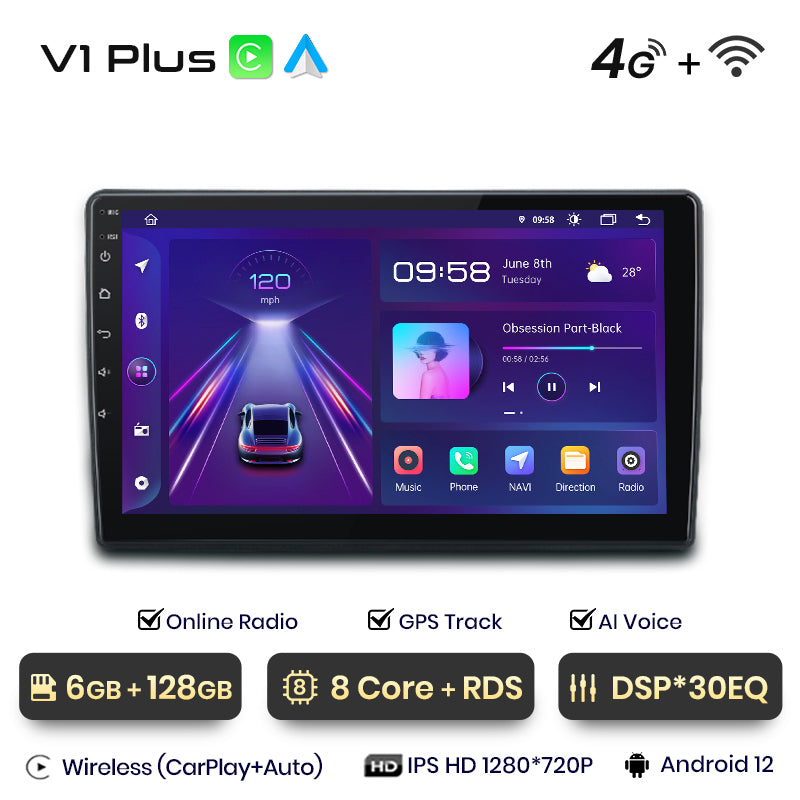 Junsun AI Stimme 2 din Android Auto Radio Für KIA CEED 2007 2008 2009 Carplay 4G Auto Multimedia GPS 2din autoradio