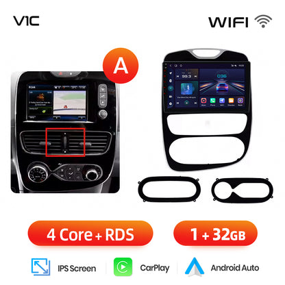 Radio Junsun AI Voice 2 DIN Android para Renault Clio 4 ZOE 2012-2019 con Carplay 4G, GPS, multimedia, 2 DIN 