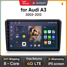 Load image into Gallery viewer, Junsun AI Voice 2 din Android Auto Radio For Audi A3 8P 2003 - 2013 Carplay 4G Car Multimedia GPS 2din autoradio
