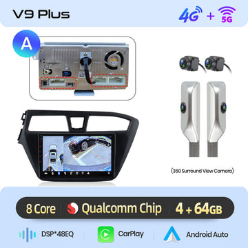 V9 PLus (6GB 128GB) 360 Black A