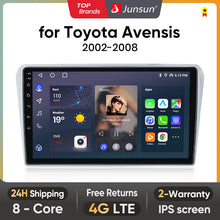 Junsun AI Stimme 2 din Android Auto Radio Für Toyota Avensis T25 2002 - 2008 Carplay 4G Auto Multimedia GPS 2din autoradio