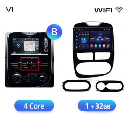 Radio Junsun AI Voice 2 DIN Android para Renault Clio 4 ZOE 2012-2019 con Carplay 4G, GPS, multimedia, 2 DIN 