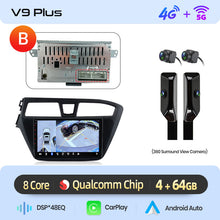 Load image into Gallery viewer, Junsun AI 4G LTE Wireless CarPlay Android Auto Car Radio For Hyundai I20 2014-2019 GPS Navi RDS FM
