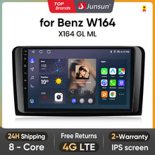 Radio Junsun AI Voice 2 DIN Android para Mercedes Benz Clase M W164 Clase GL X164 ML GLCarplay 4G, GPS, multimedia, 2 DIN