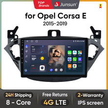 Load image into Gallery viewer, Junsun AI Voice 2 din Android Auto Radio For Opel Corsa E 2015- 2019 Carplay 4G Car Multimedia GPS 2din autoradio
